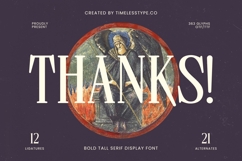 Senovac - Bold Tall Serif Display Font Product Image 20