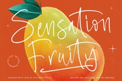 Sensation Fruity - Natural Handwritten Font Product Image 1