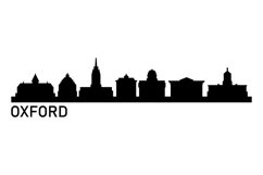Oxford skyline on white background Product Image 1