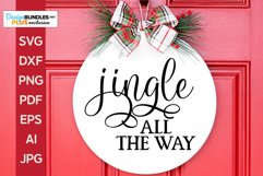 Jingle All The Way SVG | Christmas / Winter Design Product Image 1