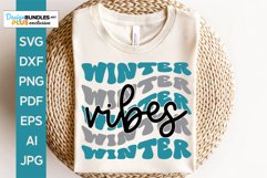 Winter Vibes SVG | Christmas / Winter Design Product Image 1
