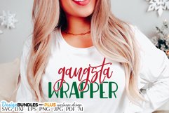 Gangsta Wrapper SVG | Christmas Design Product Image 1