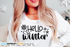 Hello Winter SVG | Christmas Design Product Image 1