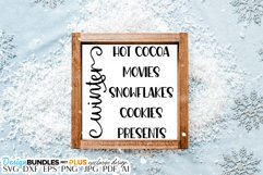 Winter List SVG | Christmas Product Image 1