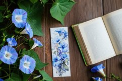 Floral Bookmark, September Bookmark, Morning Glory Bookmark Product Image 2