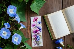 Floral Bookmark, September Bookmark, Morning Glory Bookmark Product Image 3