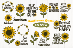 Sunflower quote svg Product Image 1