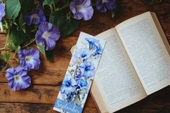Floral Bookmark, September Bookmark, Morning Glory Bookmark Product Image 2