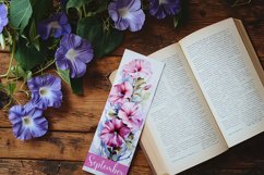 Floral Bookmark, September Bookmark, Morning Glory Bookmark Product Image 4
