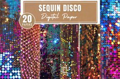 Sequin Disco Digital Paper Bundle Product Image 1