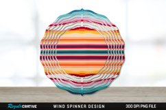 Serape Wind Spinner Sublimation PNG Design Product Image 1
