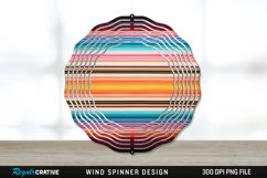 Serape Wind Spinner Sublimation PNG Design Product Image 1