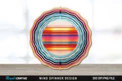 Serape Wind Spinner Sublimation PNG Design Product Image 1