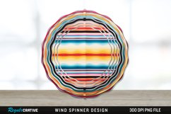Serape Wind Spinner Sublimation PNG Design Product Image 1