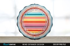 Serape Wind Spinner Sublimation PNG Design Product Image 1