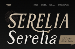Serelia Modern Elegant Editorial Serif Family Product Image 1