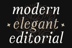 Serelia Modern Elegant Editorial Serif Family Product Image 3