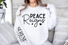 Peace Reigns Sleeve SVG, Christian SVG Design Product Image 3
