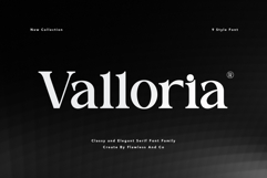 Valloria - Family Serif Font Product Image 1