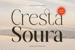 Cresta Soura Family Font Product Image 1