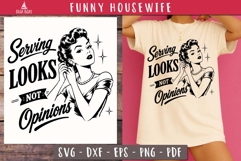 Serving Looks Funny Housewife SVG PNG