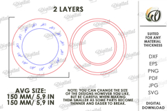 3D Kitchen Serving Tray Laser Cut. Tea Serving Tray SVG Product Image 2