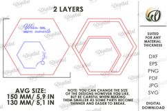 3D Kitchen Serving Tray Laser Cut. Tea Serving Tray SVG Product Image 2