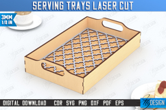 Serving Tray|Snack Appetizer Tray|Serving Tray with Handles Product Image 1