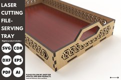 Serving Trays with Handle, laser cut files, Glowforge, svg Product Image 6