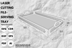 Serving Trays with Handle, laser cut files, Glowforge, svg Product Image 8