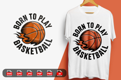 10 Basketball &amp; Bold Statements T-Shirts SVG Sublimation Bun Product Image 4