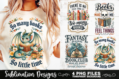 Reading sublimation PNG, Reading 4 PNG, Book Lover PNG Product Image 2