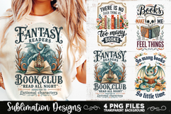 Reading sublimation PNG, Reading 4 PNG, Book Lover PNG Product Image 3
