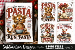 Funny Kitchen Towel 4 PNG Retro PNG Sublimation Product Image 2
