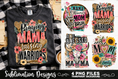 Trendy Mama PNG , Retro Collage Mama 4 Designs Sublimation Product Image 3