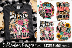 Trendy Mama PNG , Retro Collage Mama 4 Designs Sublimation Product Image 4