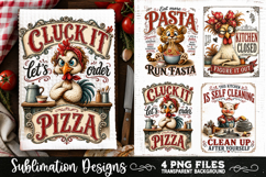 Funny Kitchen Towel 4 PNG Retro PNG Sublimation Product Image 3