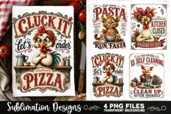Funny Kitchen Towel 4 PNG Retro PNG Sublimation Product Image 3
