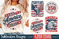 USA 250th Anniversary 4 PNG Sublimation, Patriotic 4th Product Image 3