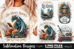 Reading sublimation PNG, Reading 4 PNG, Book Lover PNG Product Image 1
