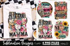 Trendy Mama PNG , Retro Collage Mama 4 Designs Sublimation Product Image 7