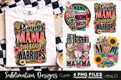 Trendy Mama PNG , Retro Collage Mama 4 Designs Sublimation Product Image 8