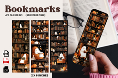 Halloween Bookmark Pumpkin Cute Ghost Design Printable_11 Product Image 1