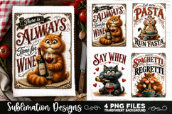Funny Kitchen Towel 4 PNG Retro PNG Sublimation Product Image 1