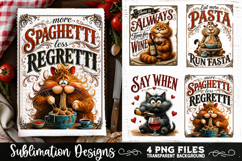 Funny Kitchen Towel 4 PNG Retro PNG Sublimation Product Image 3