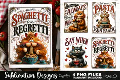 Funny Kitchen Towel 4 PNG Retro PNG Sublimation Product Image 3
