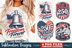 USA 250th Anniversary 4 PNG Sublimation, Patriotic 4th Product Image 3