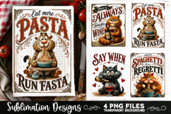 Funny Kitchen Towel 4 PNG Retro PNG Sublimation Product Image 4