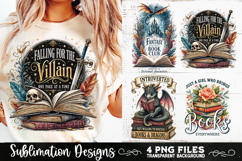 Reading sublimation PNG, Reading 4 PNG, Book Lover PNG Product Image 2