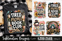 Trendy Mama PNG , Retro Collage Mama 4 Designs Sublimation Product Image 2